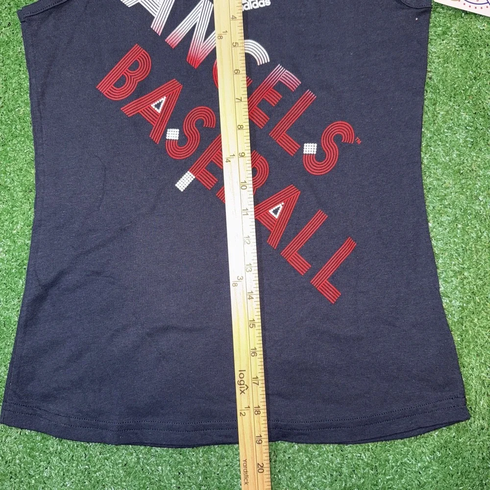 Adidas Los‎ Angeles Angels Youth Girls Wild Pitch Tunic Tank Top Medium10/12 NWT